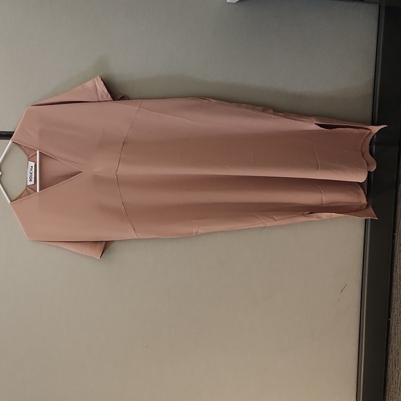 Roucha DEO Short Sleeve VNeck Drape Dress - Picture 2 of 16